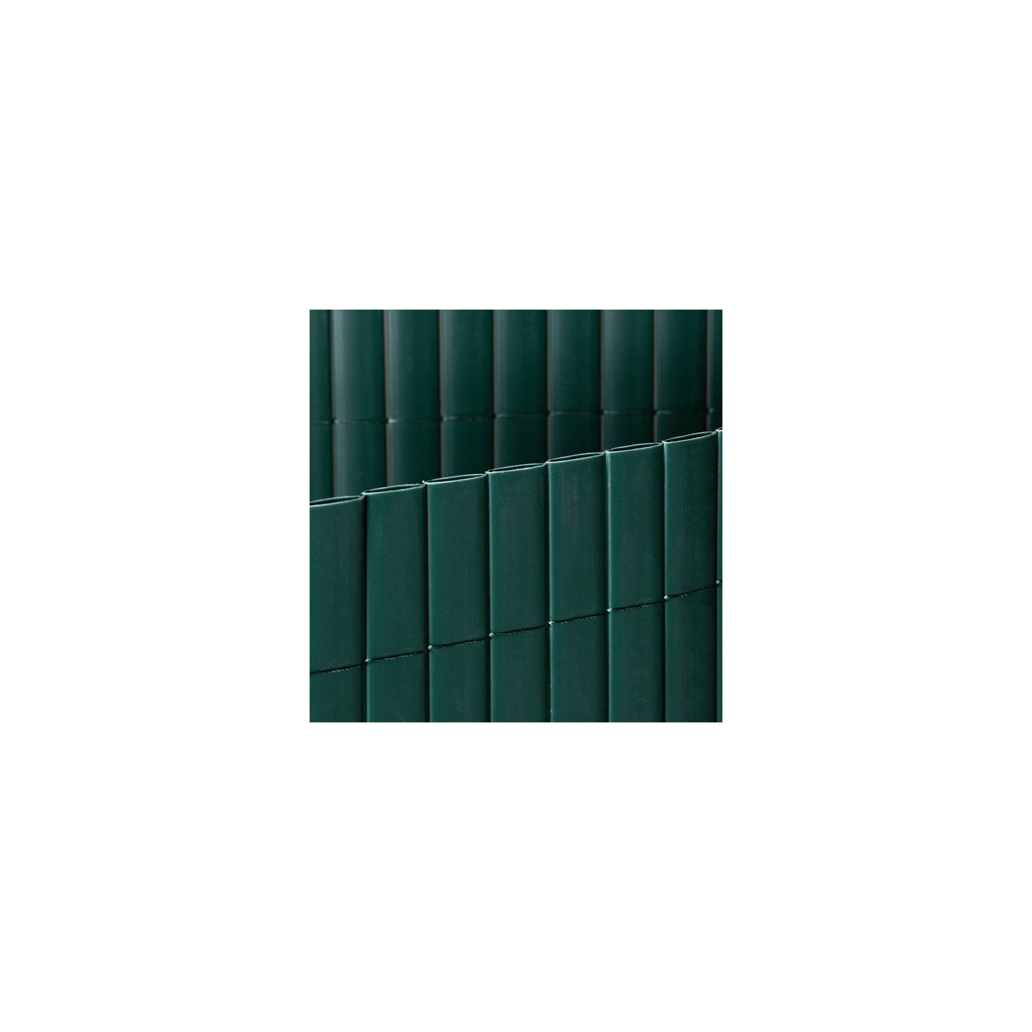 Canisse PVC 1mx3m couleur vert double face