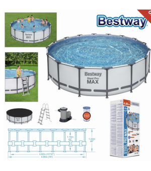 Piscine Ronde 488 x H 122 cm